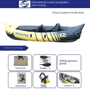 Canot en caoutchouc de qualité 1-<span class=keywords><strong>2</strong></span> <span class=keywords><strong>personnes</strong></span> double environnement PVC pêche en plein air bateau en caoutchouc dérive machine <span class=keywords><strong>canoë</strong></span> kayak <span class=keywords><strong>gonflable</strong></span> - Product Image 4