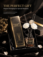 Ensemble diffuseur de parfum de luxe avec fleurs faites à la main, huile essentielle naturelle, parfum d'ambiance pour la maison, diffuseur d'arômes longue durée
