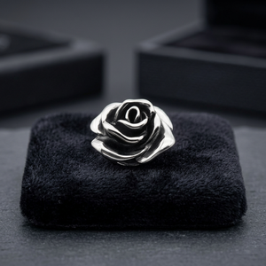 Bague romantique pour femme avec fleur de rose - Product Image 3