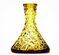 Vente chaude Grand Verre Cristal Clair Narguilé Vase Flacon Moderne Laque Style Russe Narguilé Flacon