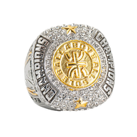 Hochwertige Klassische Jugend-Sport Basketball Fußball Baseball Softball MLB Champion Ring Maßgefertigte Legierung Naturstein Gold
