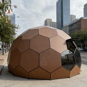 Carpa Domo Geodésica de Vidrio Resistente al Viento de 8M, 7M, 6M, para Campamento al Aire Libre Europeo con Vidrio Anti-UV - Product Image 5