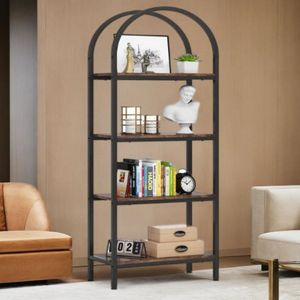 AILICHENEstantes de almacenamiento multicapa de arte del hierro de pared minimalista para el hogar, estantes de almacenamiento de Combinación libre, estanterías de piso a techo - Product Image 1