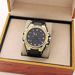 Custom logo High Quality Digital Analog Sport Mans <b>Watches</b> 50m Waterproof Plastic Silicone Digital <b>Watch</b> for Man - Product Image 4