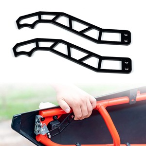 Manijas de puerta de metal personalizadas UTV, Pestillos de puerta de recubrimiento de polvo negro UTVS para Can-Am Maverick X3 <span class=keywords><strong>X</strong></span> DS RS Turbo R <span class=keywords><strong>Max</strong></span> 2 y 4 puertas, 2023 - Product Image 1