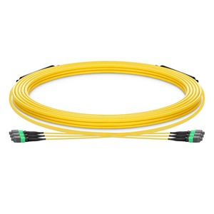 Câble Trunk MTP 5m (16ft) MTP-12 <span class=keywords><strong>APC</strong></span> (Femelle) vers MTP-12 <span class=keywords><strong>APC</strong></span> (Femelle) 36 Fibres OS2 Plenum (OFNP) 0.35dB Max Double gaine - Product Image 1