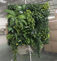 Panneau décoratif mural en herbe artificielle A101, plantes artificielles, herbe verte verticale en plastique, protégée contre les UV, pour mur extérieur