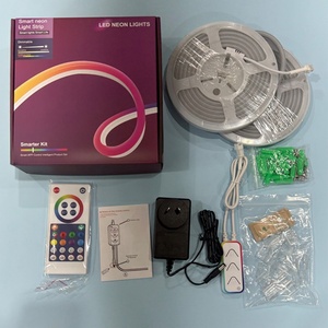 รีโมทคอนโทรล IP67 5V USB IC-RGB ไฟนีออน LED แถบ LED ควบคุมผ่านแอพ สมาร์ทคอนโทรล ซิงค์เพลง ไฟนีออนสีสันสวยงาม - Product Image 2