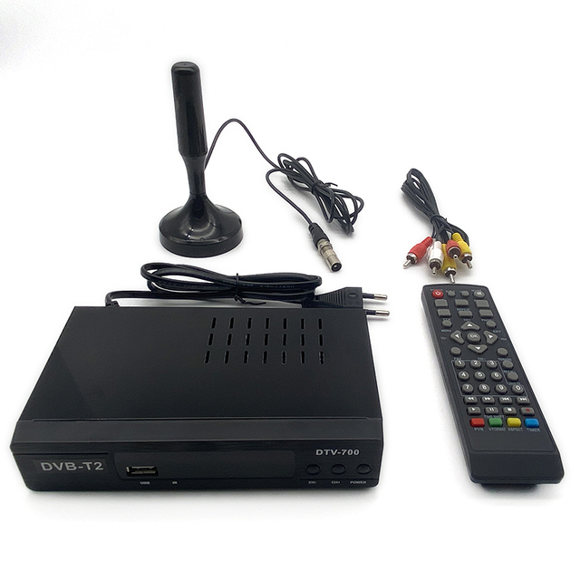 Hot Selling T2 Digital DVB-T2 HD Receiver Multilingual Support YouTube Set-Top Box