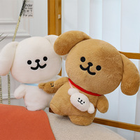 Boneka Plush Kawaii Anjing dengan Tas Berbagai Ukuran Harga Pabrik Boneka Plush untuk Anak-Anak Bantal Boneka Berkualitas Tinggi