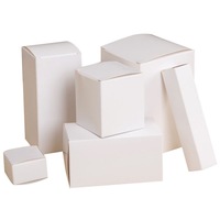 Boîte d'emballage cosmétique en carton blanc petit format, pliable, rectangulaire, couleur personnalisée, pour Flying Machine