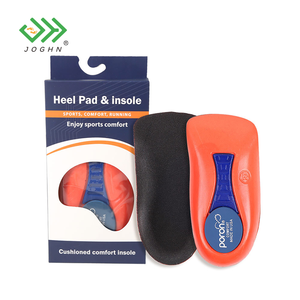 Hot Selling Anti Fatigue Height <strong>Increase</strong> Soft Pu Cushion Shock Absorbing Poron Arch Support Orthotic 3/4 Length Insoles Heel <strong>Pad</strong> - Product Image 5
