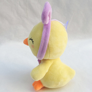 <span class=keywords><strong>Canard</strong></span> jaune mignon en peluche avec porte-clés en forme <span class=keywords><strong>de</strong></span> bandeau jouets pour cadeaux - Product Image 5