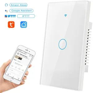 Tuya 1 Gang interruttore a 3 vie Smart Wireless Wifi/interruttore a parete Smart Touch