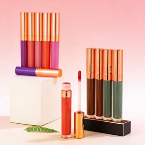 Professional High Quality Vegan Fashion Waterproof Long Lasting Matte Private Label Liquid Lipstick Wholesale - Product Image 2