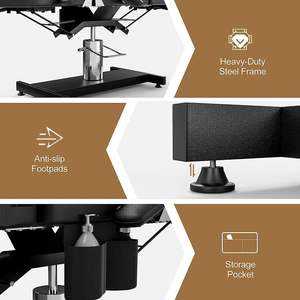 360 Rotate Upgraded <span class=keywords><strong>Hydraulic</strong></span> Spa Wimpern stuhl Kosmetiker <span class=keywords><strong>Tattoo</strong></span> Stuhl Gesichts bett Profession elles <span class=keywords><strong>Massage</strong></span> bett - Product Image 6