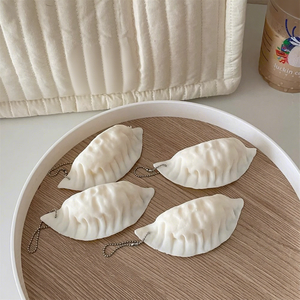 ของเล่นบีบคลายเครียดรูปเกี๊ยวซ่าสุดน่ารัก สร้างสรรค์และนุ่มนิ่ม - Product Image 2