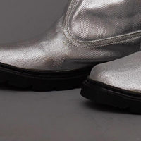 Bottes de sécurité ignifuges résistantes à la chaleur, anti-brûlure haute température, isolées en feuille d'aluminium, pour l'industrie pétrochimique
