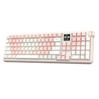 Clavier de jeu sans fil OEM ODM RT100 PRO avec écran 154 touches, bouton rotatif, connectivité RGB Tri-mode, Hot Swap, 5000 mAh, touches PBT personnalisables