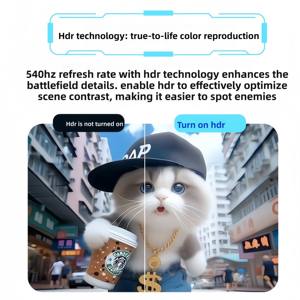 จอเกมมิ่ง ZOWIE ขนาด 24.5 นิ้ว 540Hz SRGB99% หน้าจอ TN พร้อม HDMI2.1 ความเร็วสูง และลำโพงในตัว - Product Image 3