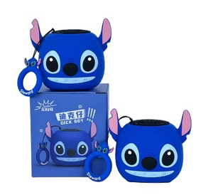 Tk491 búp bê màu xanh trẻ em hoạt hình BT loa dễ thương Mini Plug-in thẻ ngoài trời không thấm nước Máy nghe nhạc Loa di động - Product Image 1