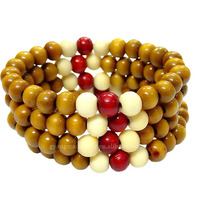 Machine automatique populaire de fabrication de chapelet de perles rondes en bois de 8mm perles de prière pour usage domestique