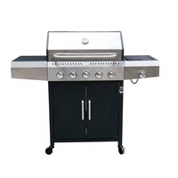 Barbecue à gaz professionnel en acier inoxydable 5 + 1 brûleur Barbecue gril à gaz pour la cuisine en plein air