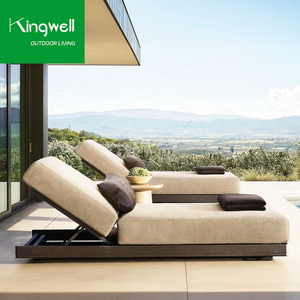 Hồ bơi Chaise phòng chờ bãi biển nhôm ngoài trời đồ nội thất mặt trời phòng chờ ghế bãi biển giường ngoài trời - Product Image 1