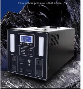 Station d'alimentation portable 3000W, générateur solaire, onduleurs solaires, station d'alimentation portable à batterie lithium, charge rapide - Product Image 1