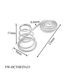 Resorte de Compresión Helicoidal Cónico de Acero Inoxidable para Espacios Confinados, de Fabricante, para Uso Industrial - Product Image 4
