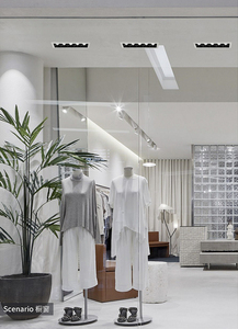 ไฟดาวน์ไลท์แบบเส้น LED ยี่ห้อ Xusheng ติดตั้งแบบฝัง 3500K-6000K อุณหภูมิสี CRI 90 มุมลำแสง 15/<span class=keywords><strong>24</strong></span>/36 องศา สำหรับห้องนั่งเล่น - Product Image 5