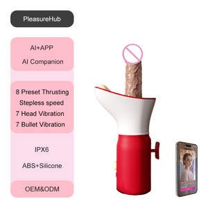 Yapay Zeka Uygulaması Kontrollü Otomatik Kademesiz Hızlı Seks Makinesi, Isıtma, Titreşim ve Ellerinizi Serbest Bırakabilen Bir Stand ile - Product Image 1