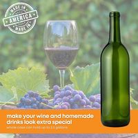 Bouteilles de vin en verre personnalisées de qualité supérieure, stockage de tequila, designs accrocheurs, présentoir à vin vieilli, bouchon à vis, écran d'étanchéité