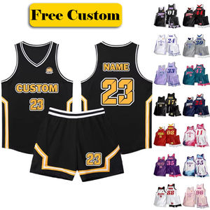 Conjunto de Uniformes Personalizados con Logotipo y Diseño Nuevo, Transpirables, Tallas Grandes, Unisex, Camiseta de Baloncesto - Product Image 1