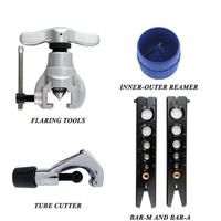 Outils d'évasement de Tube de cuivre de haute qualité CT-808F Kit d'outils de chanfreinage d'équipement de climatisation
