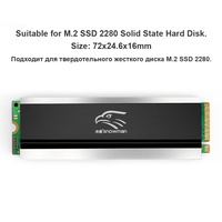 SNOWMAN Vente Flash Dissipateur de Chaleur Ultra-Mince pour Disques SSD M.2 NVMe NGFF 2280 PCI-E