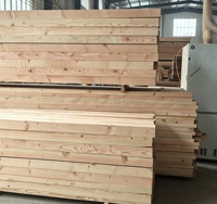 Poutre en bois lamellé-collé en sapin Douglas de qualité structurelle pour la construction de villas en bois