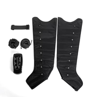 Masseur pour les pieds et les jambes, bottes de compression d'air à 6 chambres, contrôle du temps personnalisable, AS ALL STAR CE
