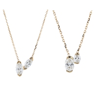 Collier en diamantOr massif 14 carats 9 carats Bijoux en diamant de laboratoire certifiés Igi Collier en diamant de laboratoire