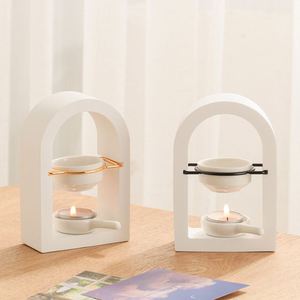 Brûleur d'arômes créatif en métal pour bougies, encens, huiles essentielles et cire fondue, décoration d'intérieur - Product Image 1