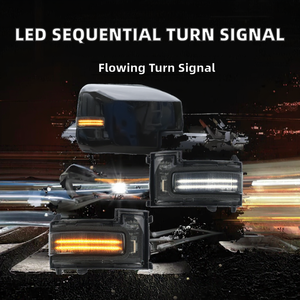 Lampe de rétroviseur LED 24V avec animation de démarrage et clignotant séquentiel pour Ford Bronco Raptor 2020-2024 – Amélioration DRL latérale pour voiture - Product Image 2