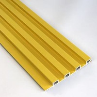 Remplaceurs du bois, panneaux muraux en WPC rainurés de haute qualité, écologiques, fournis directement par l'usine, pour l'intérieur