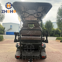 Nouveau modèle 2+2, voiturette de golf électrique haut de gamme, luxueuse et élégante, populaire, confortable, pliable, pour le club et les visites touristiques