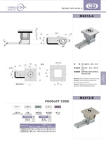 Kunci Kabinet Elektronik Premium Anti Air Berlapis Krom dari Paduan Seng, Engsel Galvanis, Penyimpanan Kunci Aman, Silinder Kunci Cam Nikel