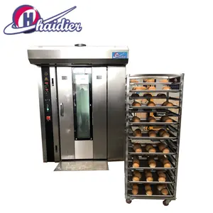新样式的面包机价格在埃塞俄比亚面包店设备旋转机架烤箱
