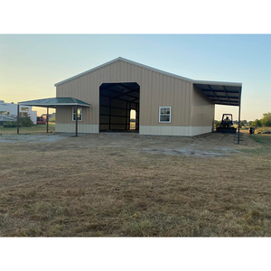 鉄骨造プレハブ倉庫 ポール納屋 金属建築物 鉄骨構造物 工場・作業場 - Product Image 5