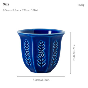 <span class=keywords><strong>Taza</strong></span> de Cerámica de Estilo Medio Oriente de 180 ml, <span class=keywords><strong>Taza</strong></span> de Café <span class=keywords><strong>Vintage</strong></span>, <span class=keywords><strong>Taza</strong></span> de Cerámica Hecha a Mano, <span class=keywords><strong>Taza</strong></span> de Cerámica <span class=keywords><strong>Personalizada</strong></span> - Product Image 4