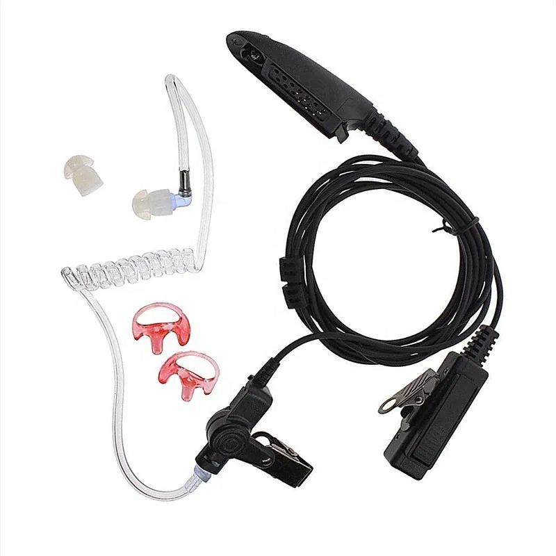 Walkie Talkie Headset with Mic Radio Earpiece Headphone for