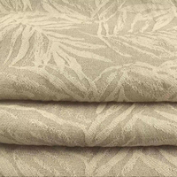Tissu jacquard tissé à rayures en feuille de palmier, rayonne/coton 135 GSM, pour couvre-lits, couvre-canapés et vêtements