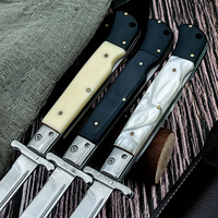 Couteau de poche AKC de style russe, lame 440C, couteau pliant pour le camping en plein air, multi-outils EDC, couteau de survie pour la chasse, logo personnalisé